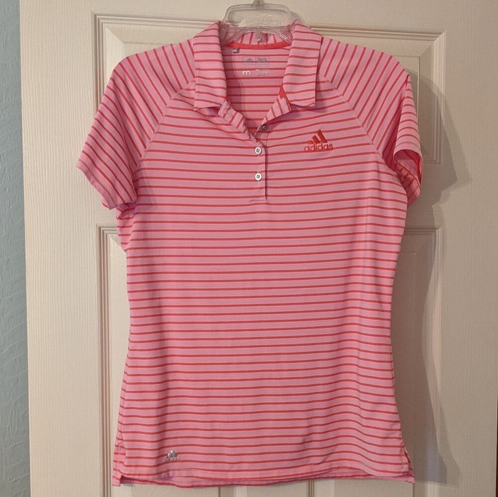 Pink Stripe  AJGA Adidas Top Size Med
